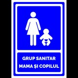 Semn de grup sanitar mama si copil